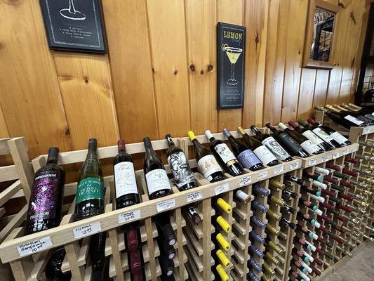 Wine selection