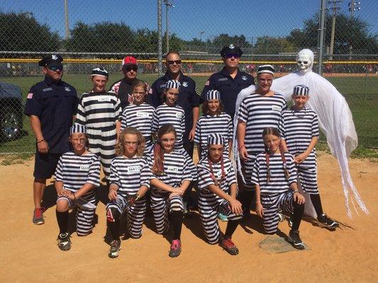 Halloween tournament first place costumes!