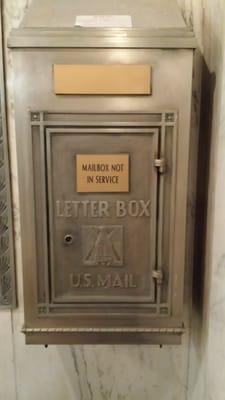 Not the letter box