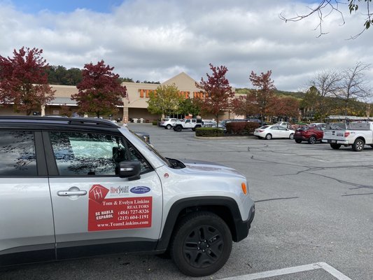 Outside of the Downingtown Home Depot.