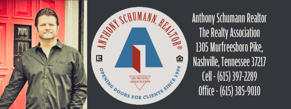 HomesForNashville.com Anthony Schumann, Realtor - serving Middle Tennessee home buyers and sellers since 1999