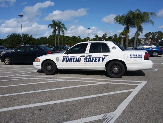 Patrol car ready to patrol your community, business, hotel or house of worship.