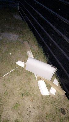 My broken mailbox