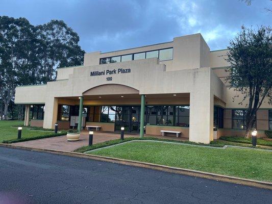 The building in Rock Point Baptist Church is inside