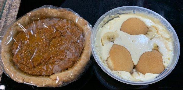 Dessert sweet potato and Banana pudding pies!!  yummy