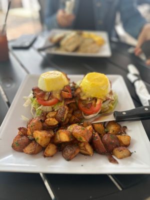 BLT Eggs Benedict