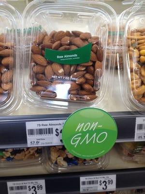 No GMO Almonds at 711. Really?