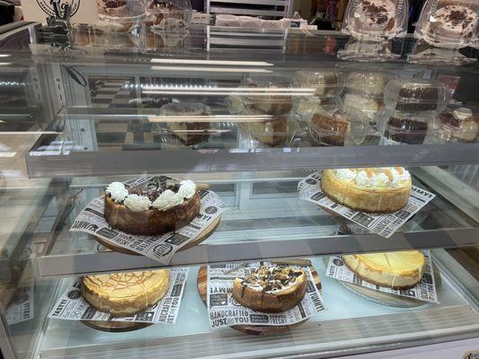 Assorted fabulous cheesecakes