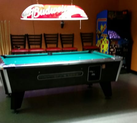 One of the main items we have are pool tables. they are a very important part of our business.