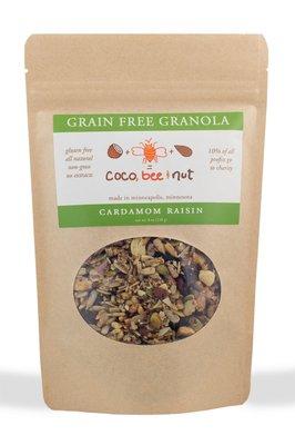 Cardamom Raisin Grain Free Granola. This flavor was based off of an east indian tea cake recipe called Soji. YUM! It's gluten free too!