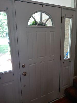 Revamped door looks brand new