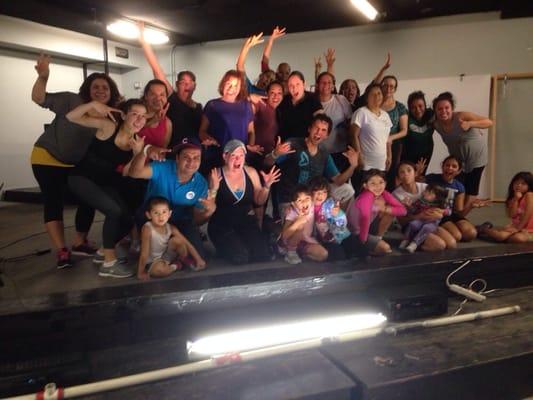 After Nightclub Zumba class group pic!