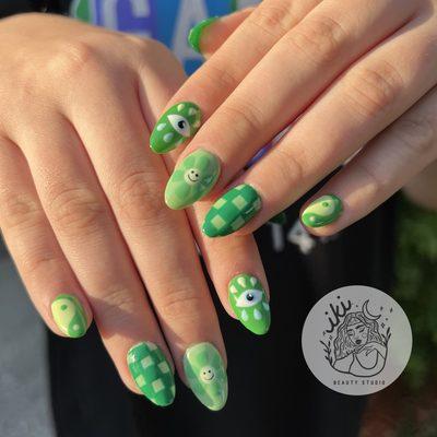 Gel-x set + nail art