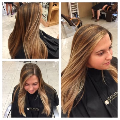 Balayage and wash, cut, style with Samantha!