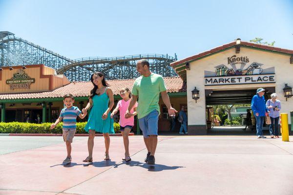 Located outside of Knott's Berry Farm.