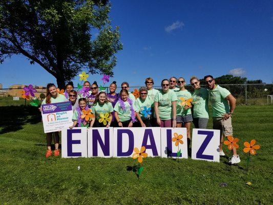 Right at Home team at 2019 Walk to End Alzheimer's