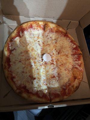 Large pizza pie