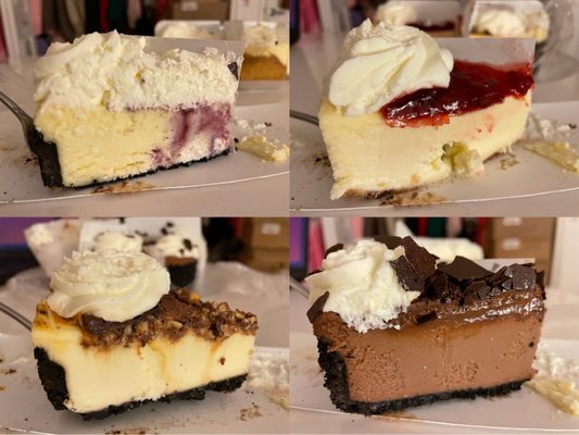 Grand Cheesecake Selection from Cheesecake Factory