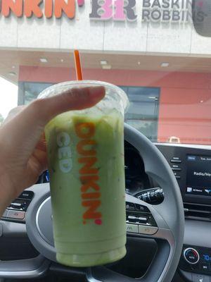 Iced Matcha from Dunkin Donuts