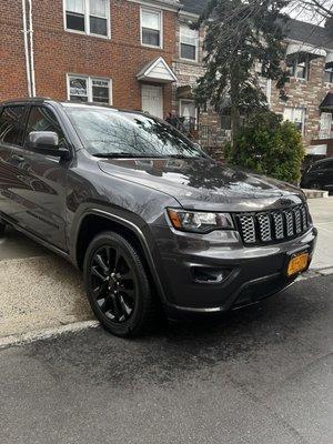 Jeep grand Cherokee exterior wash