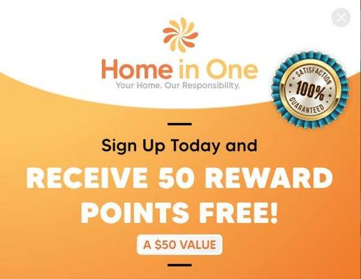 Sign Up And Receive $50 In Rewards Points Free