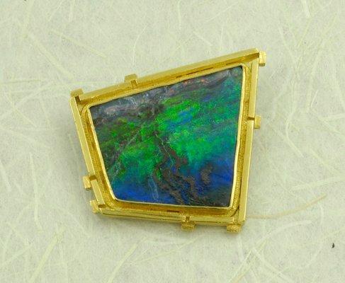 Opal Brooch