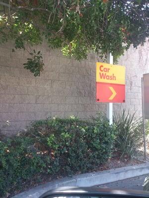 Car wash sign