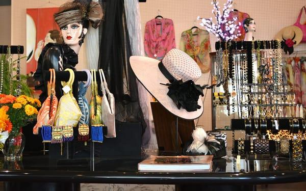 Hats, handbags, costume jewelry and more!