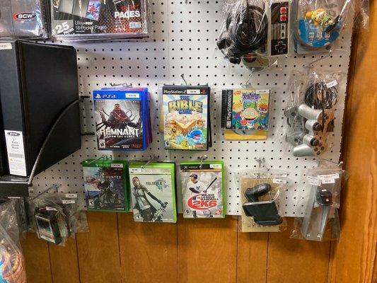 Video games and video game accessories