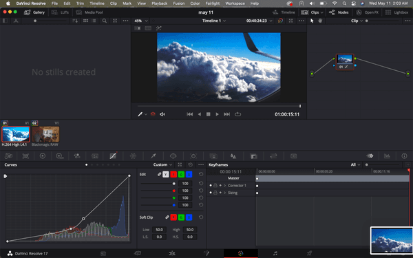 Editing and grading in DaVinci Resolve Studio 18