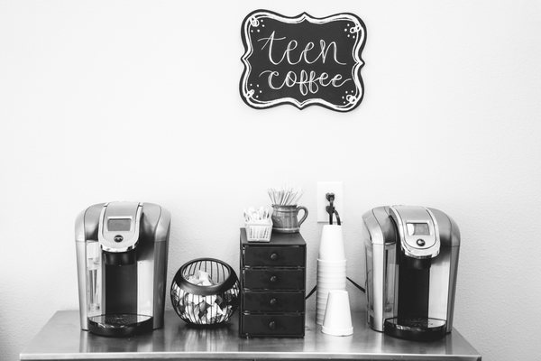 Keurig coffee station for just for teens