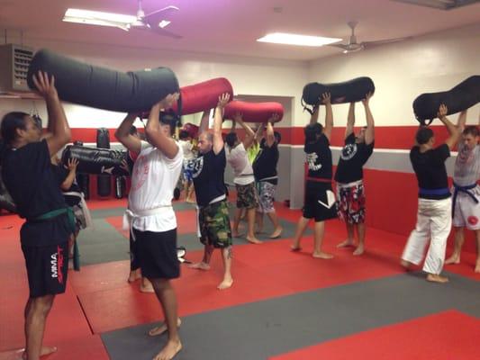 Friday Night MMA Fitness classes..