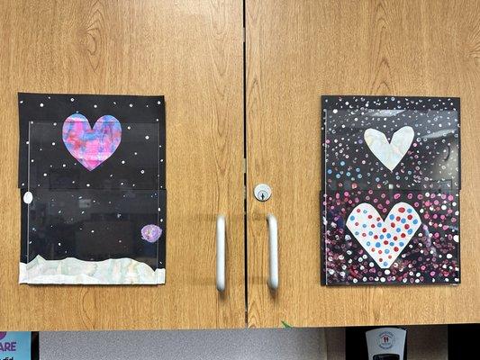 Creative art from Han Christensen Middle School students