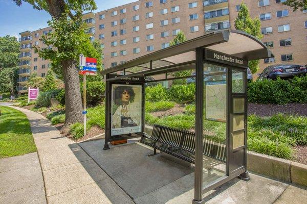 Metro Bus Stop on Site