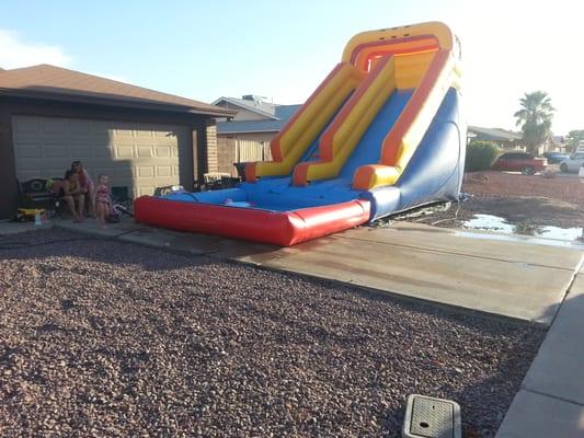 20 foot tall waterslide