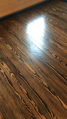 Pine floor