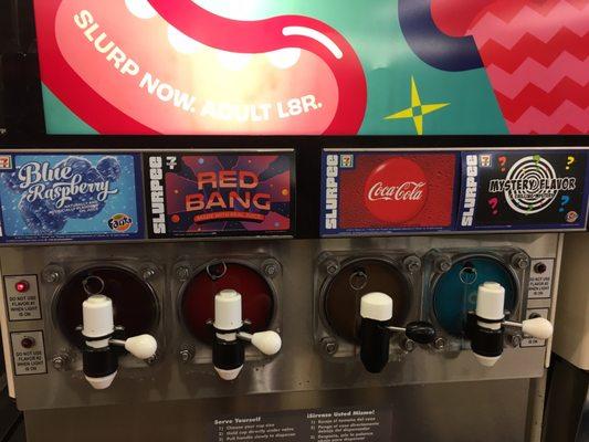 More slurpee machine flavors. To mix or not to?