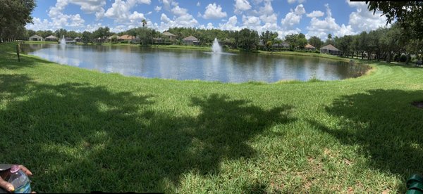 Beautiful view of lake.