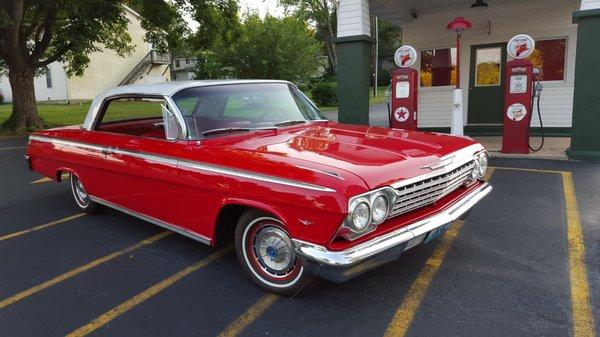 1962 Chevy Impala we restored for a very happy customer. Owner: Jerry Wilson.