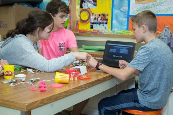 Creating a circuit in the Makerspace