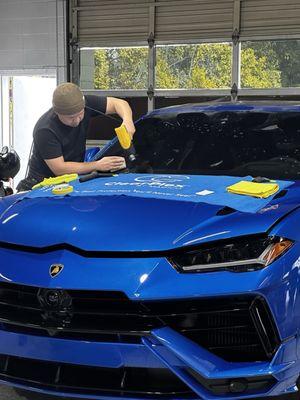 XPEL Prime XR Plus Ceramic Window Tint on the new Lamborghini Urus.