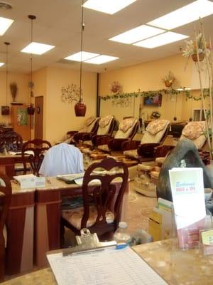 Pedicure stations