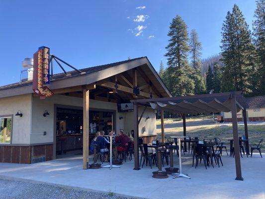 Restaurant and outdoor patio