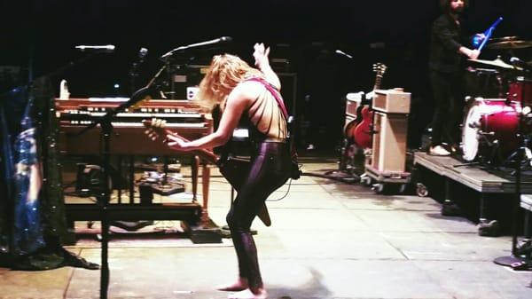 Grace Potter rocking out.