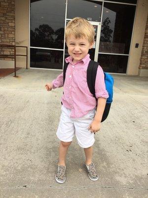 First day of Pre k!