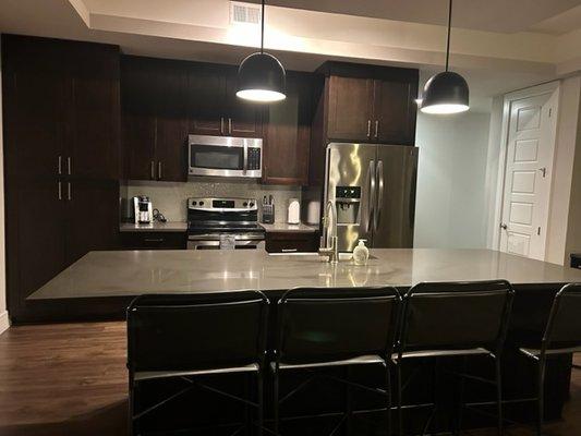 Fresh, sparkle and organized kitchen