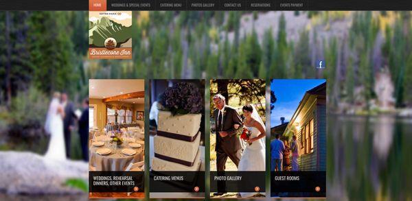 Catering & Wedding Events business located in Estes Park with a Mobile Friendly Design