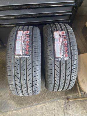 Brand new tires! We can accommodate you!