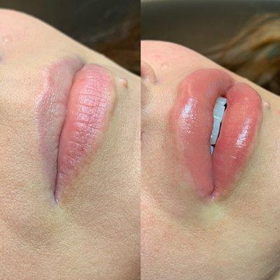 Beautiful Lip Blush Tattoo Permanent Lip Color