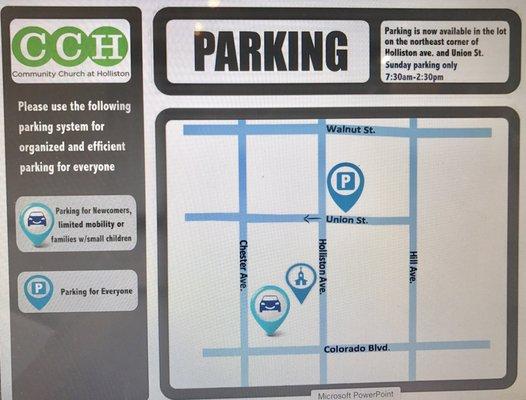 Parking map